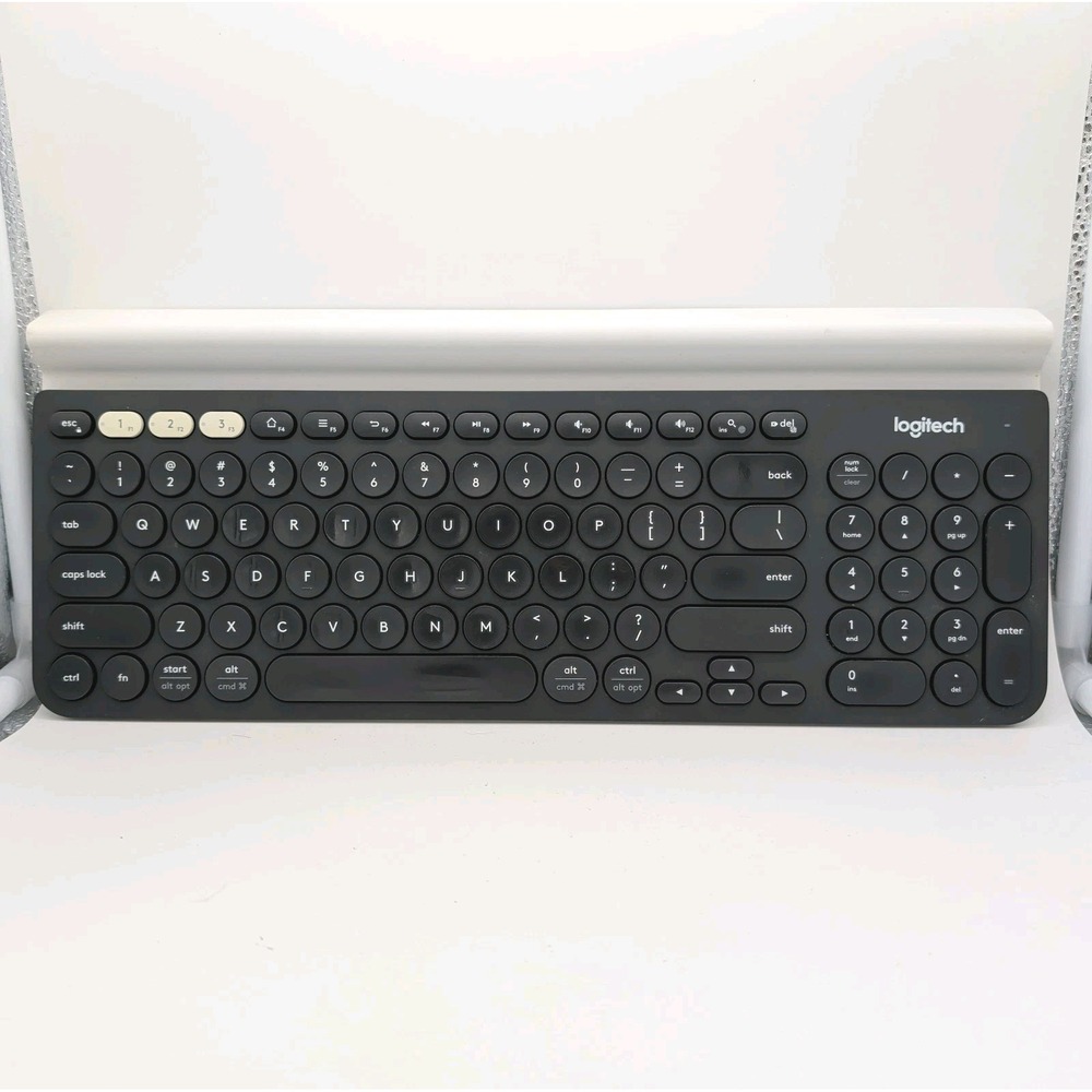 LOGITECH K780 Multi‎ Device Wireless Keyboard Tested Working NO Dongle EUC